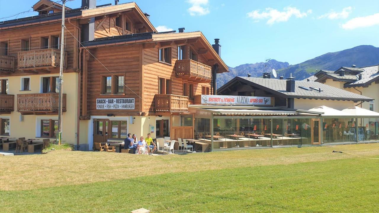Alpino Lodge Bivio Livigno Eksteriør billede