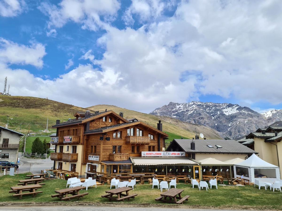 Alpino Lodge Bivio Livigno Eksteriør billede